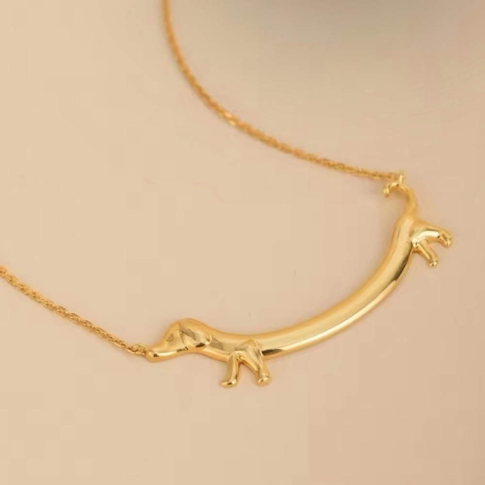 NEW BUNDLE Gray Dog Sign & Dachshund Necklace - Picture 2 of 7